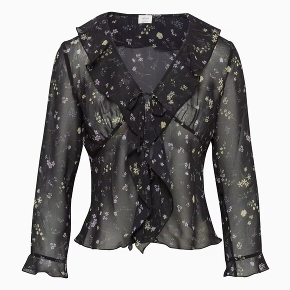 Aritzia Wilfred Frenchy Blouse - Picture 1 of 4